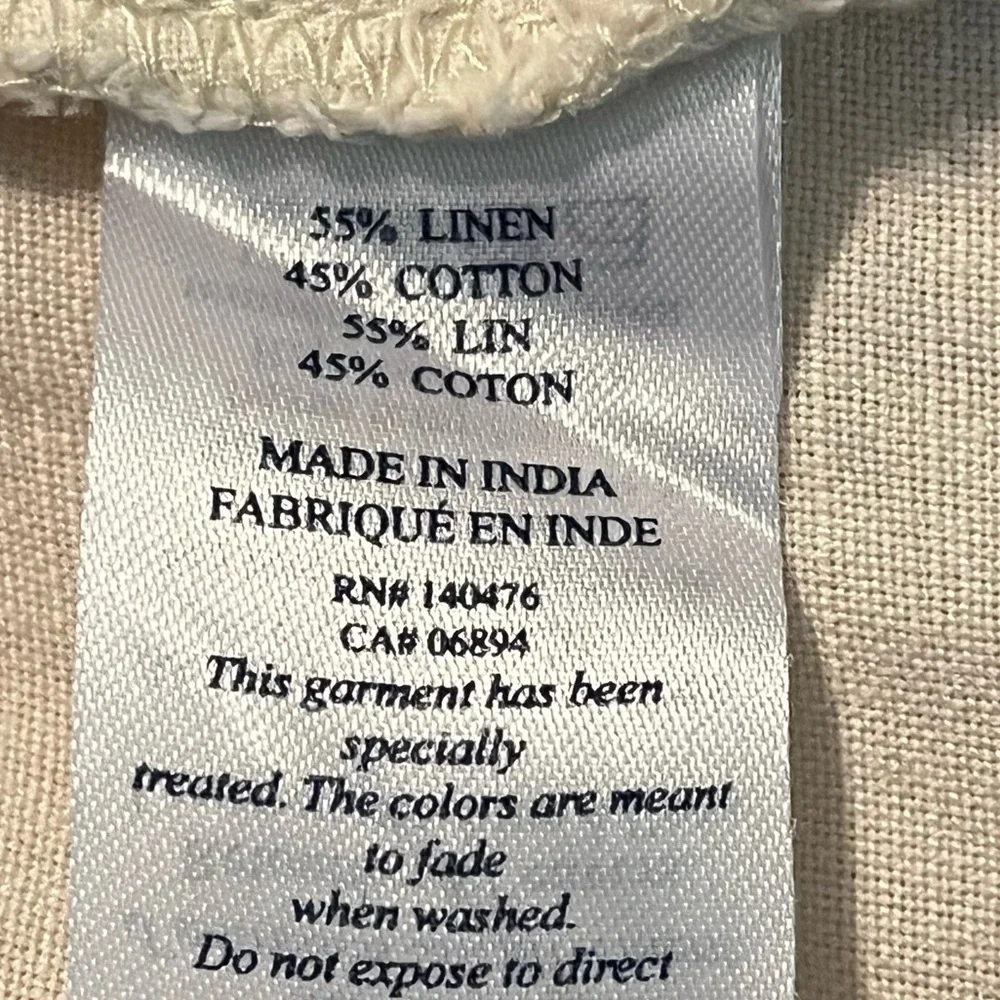 Faherty Malibu Shorts Linen Cotton Chinos Stone Lightweight Golf Pockets Mens 40